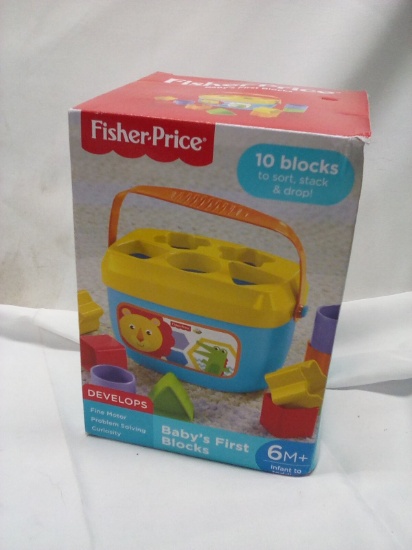 Fisher Price 10Pc Babys First Blocks Set for 6M+