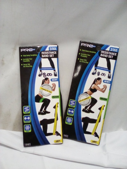 2 ProStrength 3Pc Resistance Band Sets