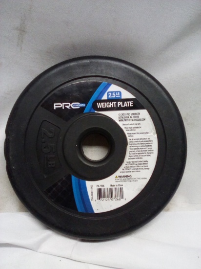 Single 2.5Lbs ProStrength Bar Weight Plate
