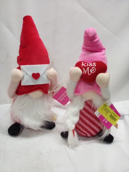 Pair of Weighted 14” Plush Decor