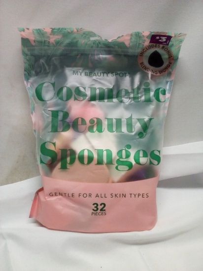 32Pc My Beauty Spot Cosmetic Sponge Kit