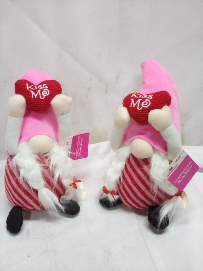 Pair of Weighted 14” Plush Decor