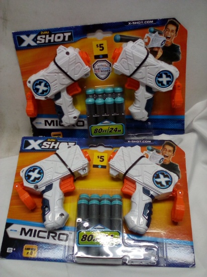 Qty 2 Zuru X Shot Ages 8+