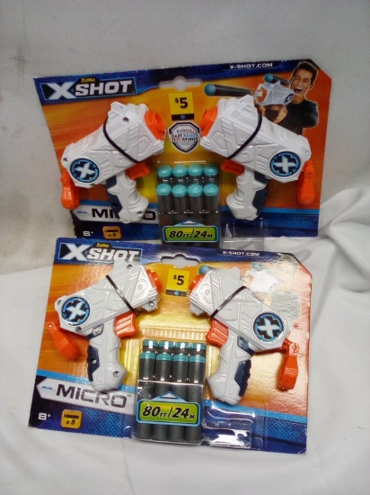 Qty 2 Zuru X Shot Ages 8+