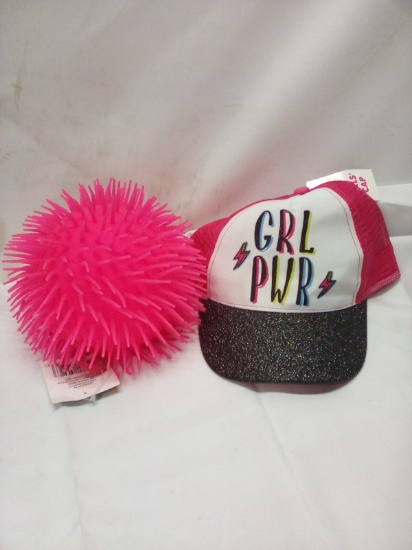 Girls baseball cap| Spike Ball Fidget toy