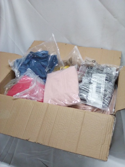 Full 21”x12.5”x10” Box of Assorted (Mainly Womens) Clothing