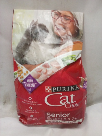 Purina Cat Chow Senior Essentials 7+ 3.15lb Bag