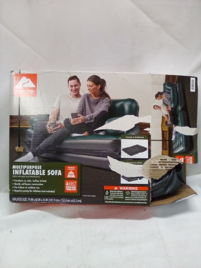 Ozark Trail 74”x60”x25” Multipurpose Inflatable Sofa