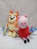 Peppa Pig Plush/ Bluey Plush