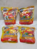 Lot of 4 Kiddy Dough Mini Dough Factory Sets for Ages 3+