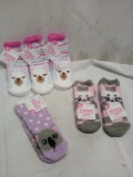 6 Pairs of Womens Cozy Critter Socks