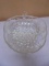 Vintage Indiana Glass Clear Iridescent Grape Cluster Fruit Bowl