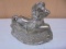 Vintage Metal Rocking Horse Bank