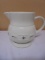 Longaberger Pottery Woven Traditions Heritage Green Pitcher