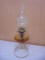 Vintage Glass Oil Lamp