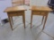 2 Matching Solid Oak Night Stands w/ Drawer