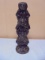 Vintage Pottery Speak/See/Hear No Evil Money Totem