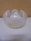 Fenton Opalescent Pearlized Lotus Flower Bowl
