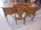 Basset Solid Oak 3 Drawer Desk w/ Matching Chair