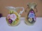 Beautiful Handpainted Porcelain Pitcher & Vase