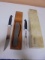 Vintage Stream Line Carving Set in Wood Block