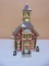 St Nicholas Square Porcelain Lighted Berrywood School Building
