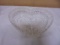 Beautiful Lead Crystal Heart Shaped Bowl w/ Birds