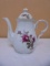 Beautiful Porcelain Tea Pot w/ Roses
