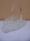 Vintage EAPG Pattern Crystal Brides Basket