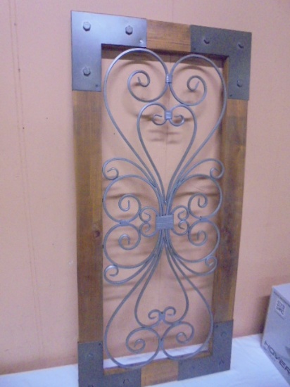 Iron & Wood Wall Art