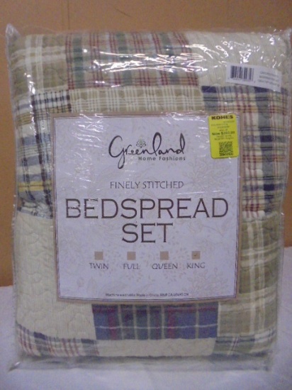 Greenland King Size Bedspread Set