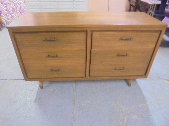 Vintage MCM 6 Drawer Dresser