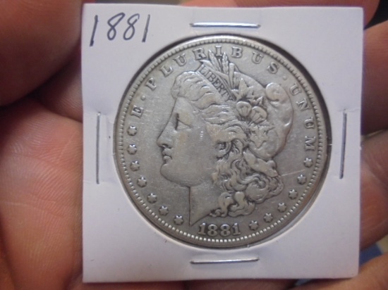 1881 Morgan Silver Dollar
