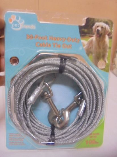 Pet Trends 30 Foot Heay Duty Cable Tie Out