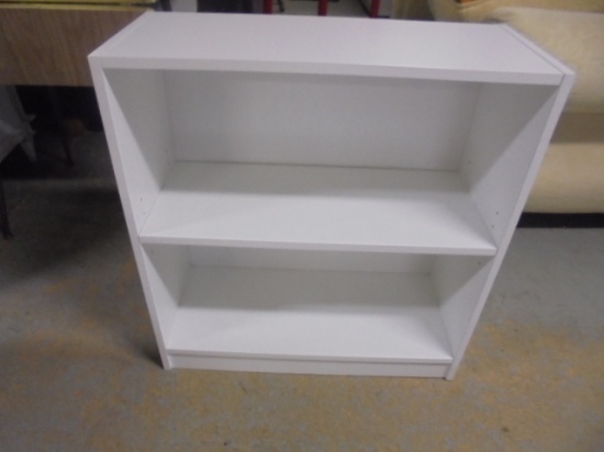 Small White Wooden Bookcase
