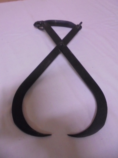 Set of Iron Ice Tongs