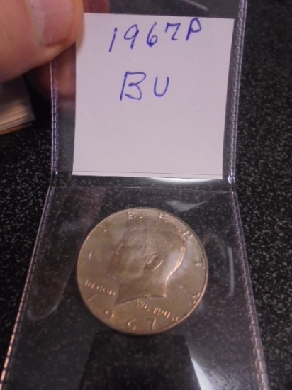 1967 P Mint 40% Silver Kennedy Half Dollar
