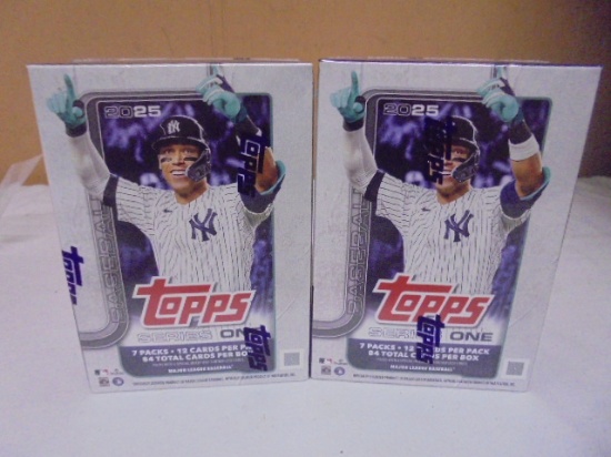 (2)2025 84 Card Boxes of Topps Series One Baseball Cards