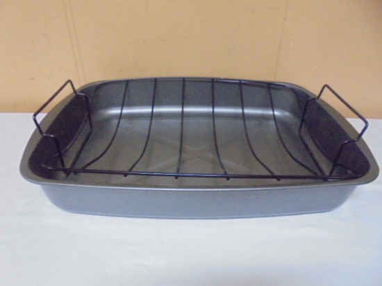 Large Non-Stick Roasting Pan w/ Rack
