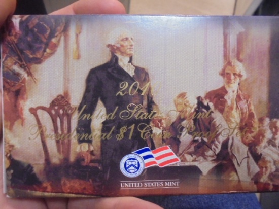 2010 US Mint Presidential $1 Coin Proof Set