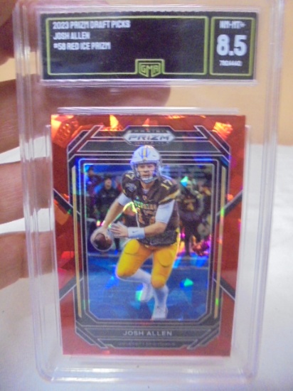2023 Prism Draft Picks Josh Allen #58 Red Ice Prizm Card