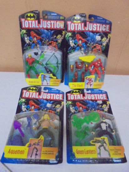 Kenner Total Justice Green Arrow/The Flash/Aquaman/Green Lantern Action Figures