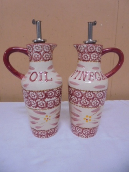 Temptations Old World Oil & Vinegar Bottles