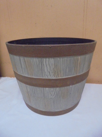 Composite Whiskey Barrel Planter