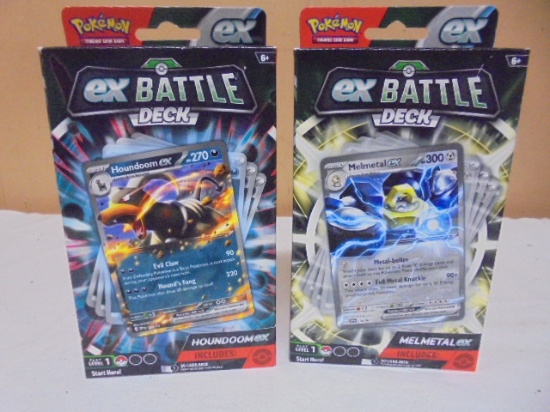 (2) Pokemon EX Battle Decks