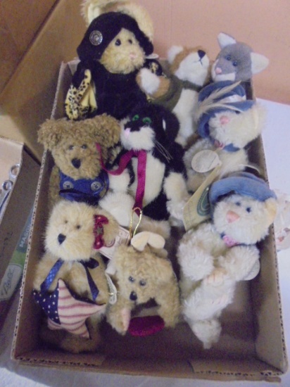 Group of 9 Boyd's Plush Animals