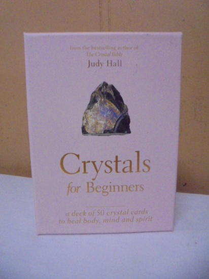Judy Hall 50 Card Deck of Crystal Cards