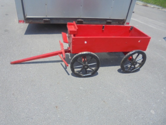 Handmade Wooden Buckboard Wagon