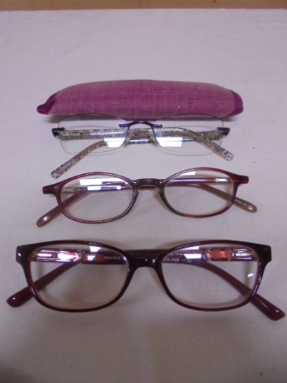 2 Pair of +1.50 & 1 Ladies Reading Glasses