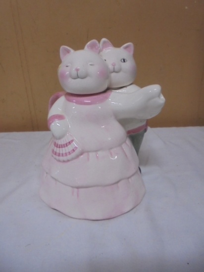 Dancing Cats Tea Pot